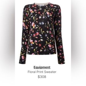 Equipment femme 100% cashmere sweater, M